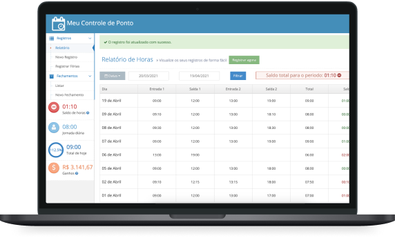 Meu controle de ponto